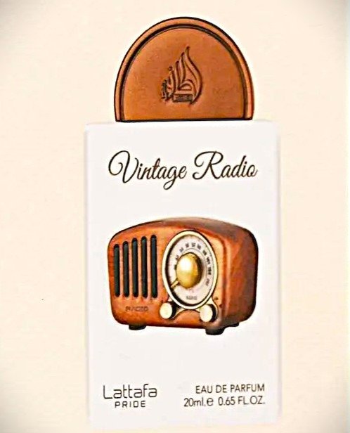 Vintage Radio 20 ml packing without Box Lattafa Pride